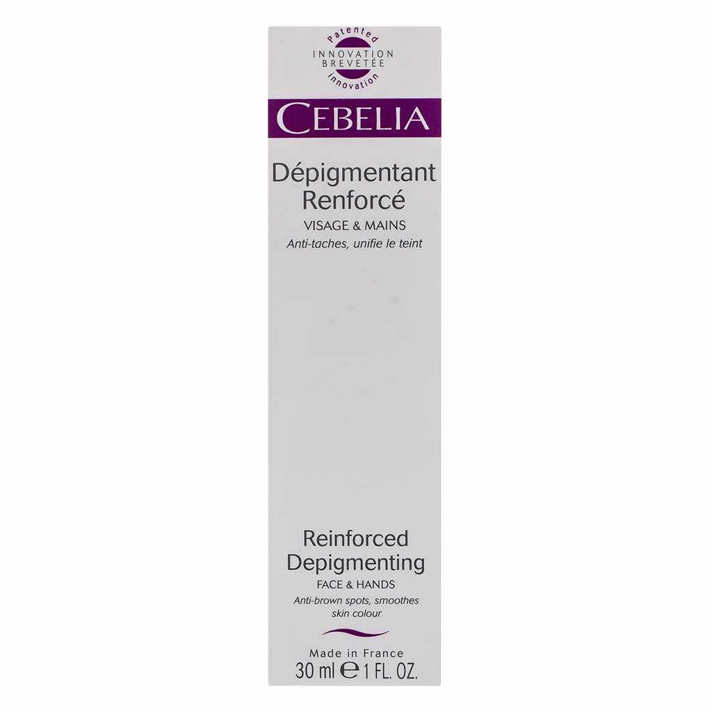 Cebelia, Reinforced Depigmenting Cream, Targets dark spots and evens skin tone, 30 ml