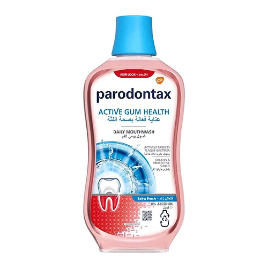 Parodontax, Daily Gum Mouthwash Extra Fresh, Mouthwash for gum health and fresh breath, 300ml