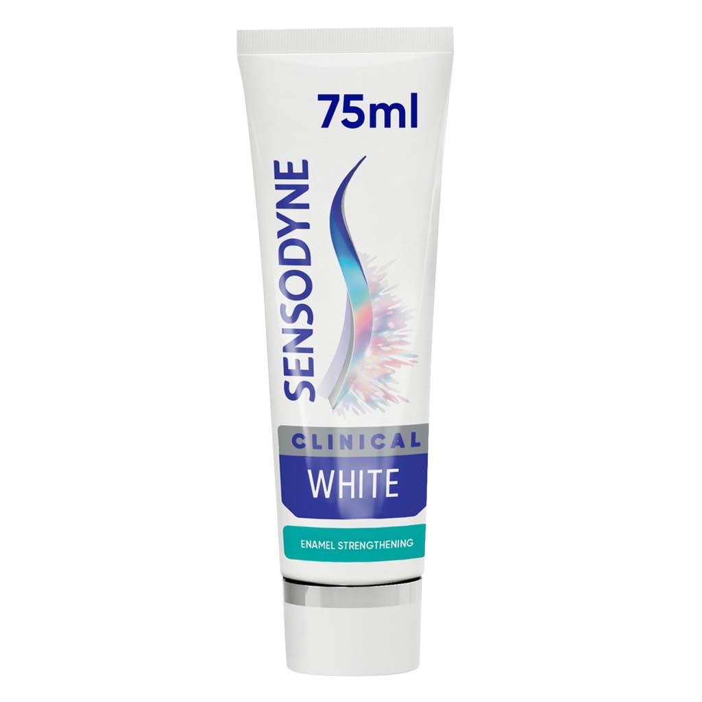 Sensodyne, Clinical White Enamel Strength Toothpaste, Toothpaste for enamel strengthening and whitening, 75ml