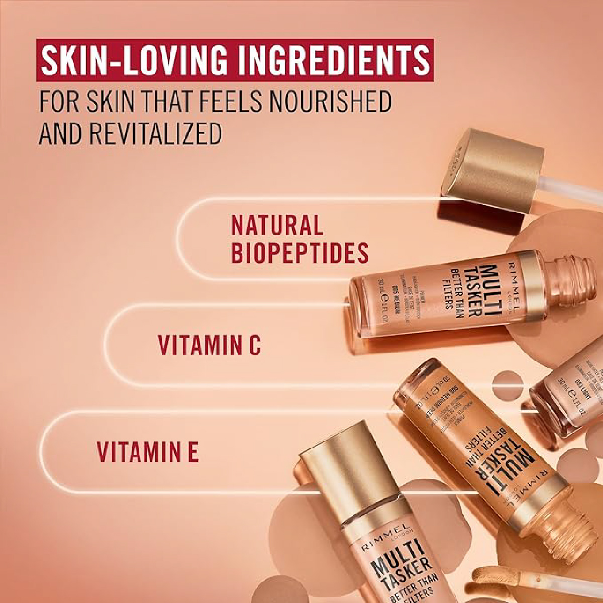 Rimmel, Multi-Tasker Concealer 003 Light, Full-coverage concealer