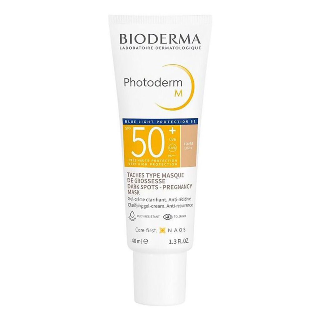 Bioderma, Photoderm M SPF50+ Claire Light, High protection tinted sunscreen for sensitive skin, 40ml
