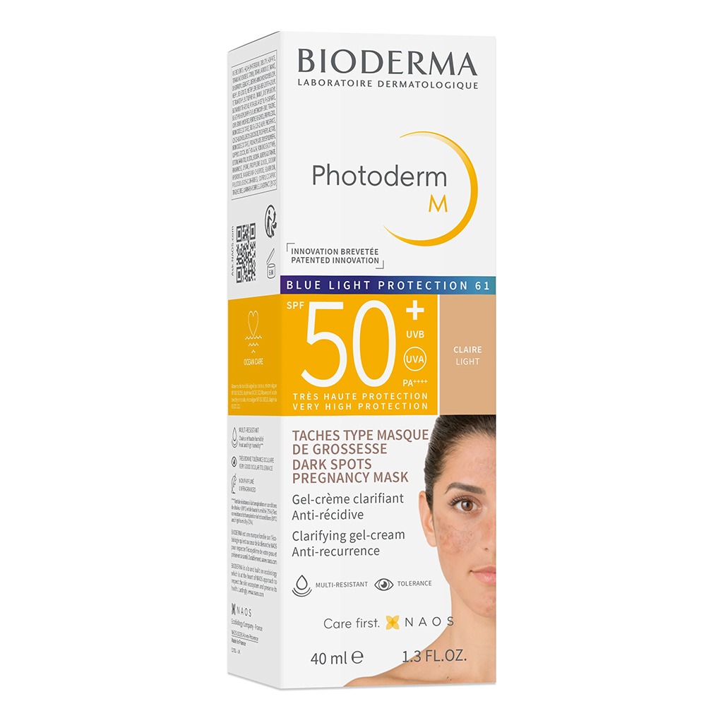 Bioderma, Photoderm M SPF50+ Claire Light, High protection tinted sunscreen for sensitive skin, 40ml