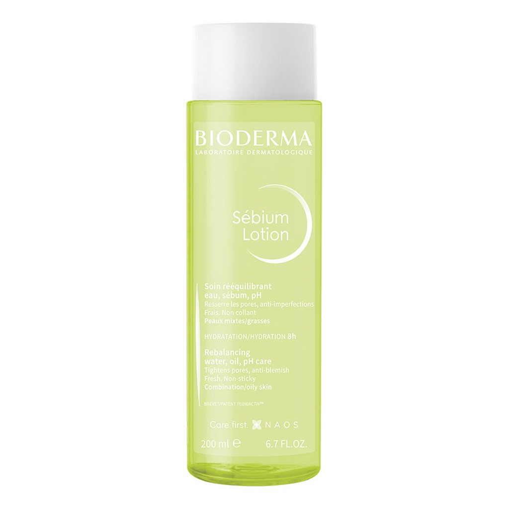 Bioderma, Sebium lotion, Balancing lotion for combination and oily skin, 200 ml