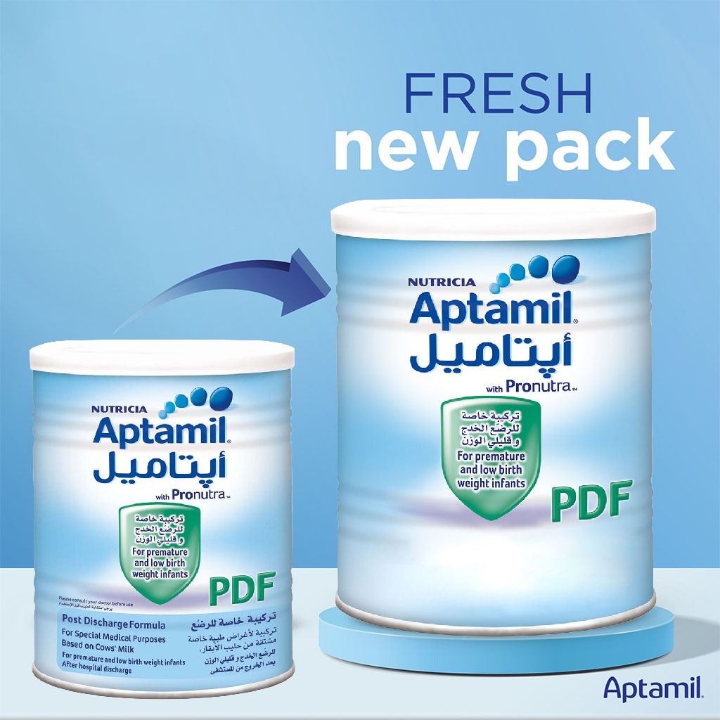 نوتريشيا آبتاميل PDF حليب رضع بعد الخروج من الحضّانة، 400 غ