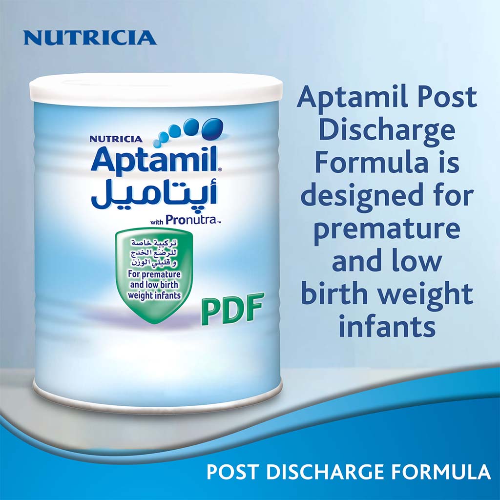 Nutricia Aptamil Pdf Post Discharge Premature Baby Milk Formula, 400G