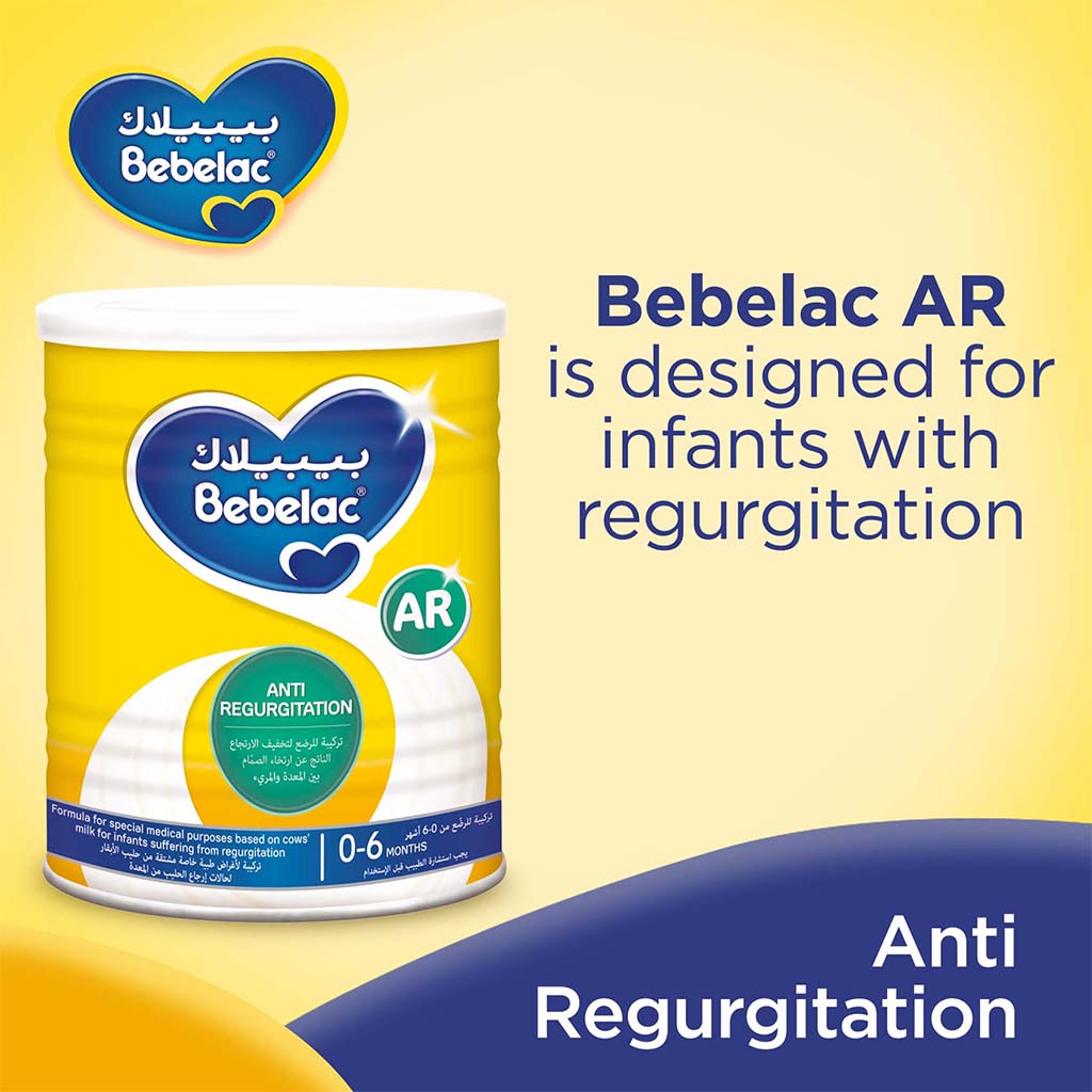 Bebelac Ar Anti Regurgitation Infant Milk Formula For 0 To 6 Months Baby, 400G