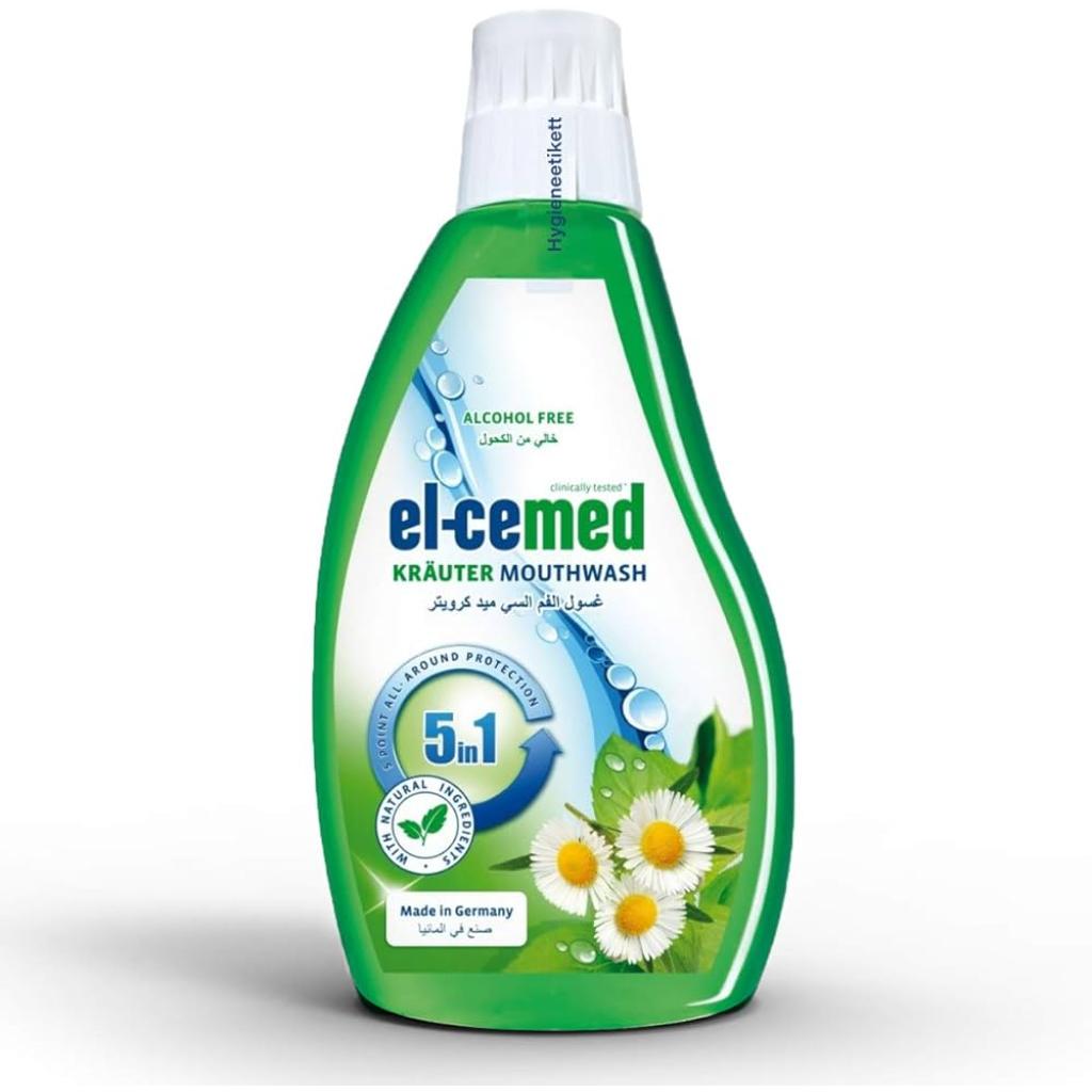 El-Cemed, Krauter Mouthwash, Herbal mouthwash for oral hygiene, 500ml