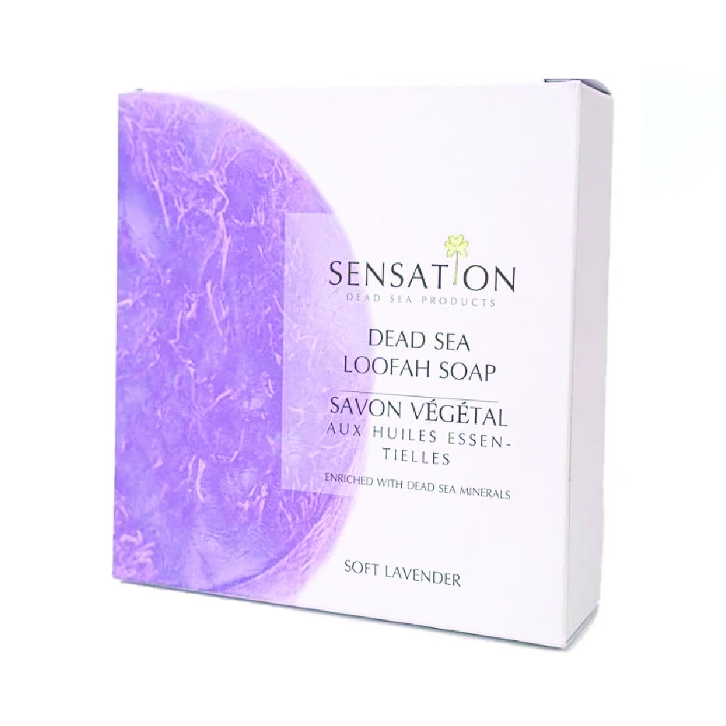 SENSATION DEAD SEA LOOFAH SOAP LAVENDER 240 GM