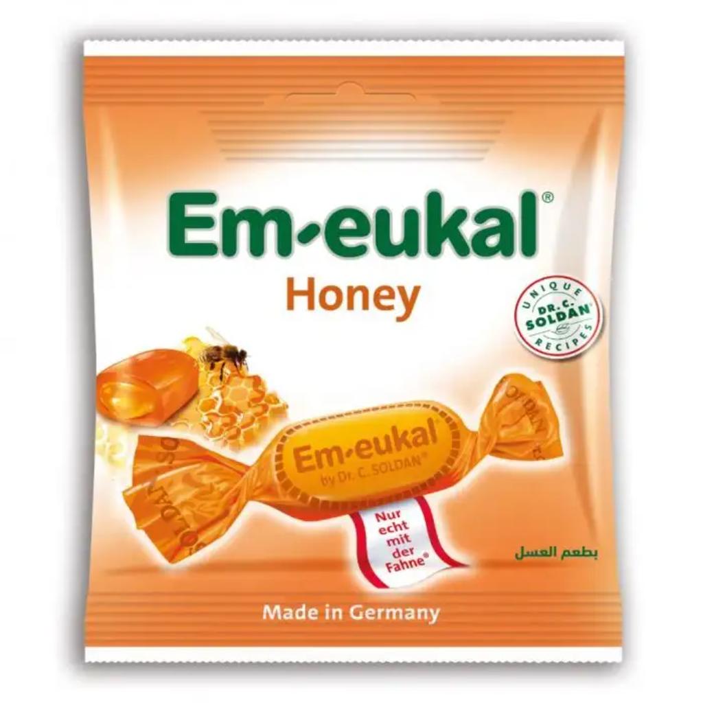 Em-Eukal Lozenges Honey 50g
