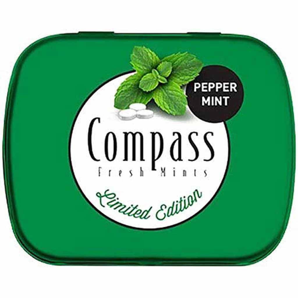 Compass Fresh Mints Peppermint Sugar Free 14g