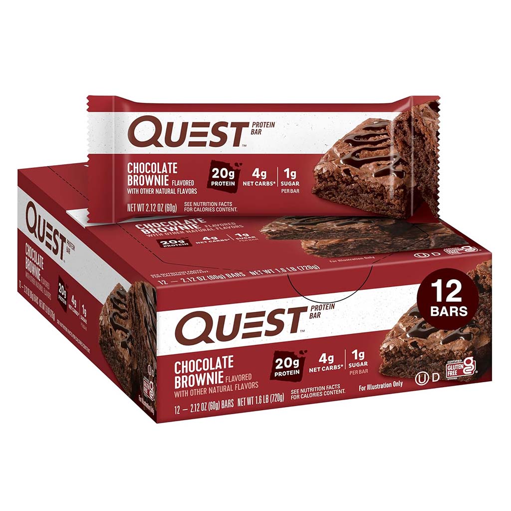Quest, Nutrition Chocolate Brownie Flavoured Protein Bar 60g