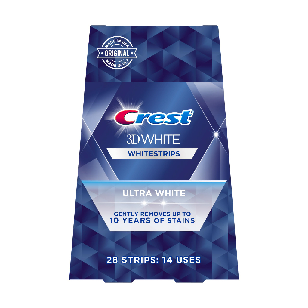 Crest 3D White Strips Ultra White, Advanced Teeth Whitening Strips, 28 Strips