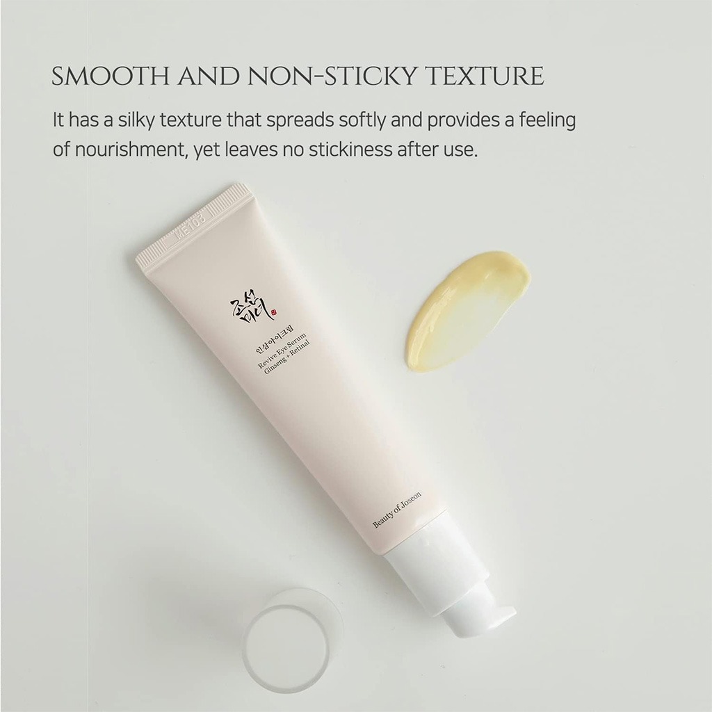 Revive, Eye Serum Ginseng and Retinal, Nourishing anti-aging serum for delicate eye area, 30ml