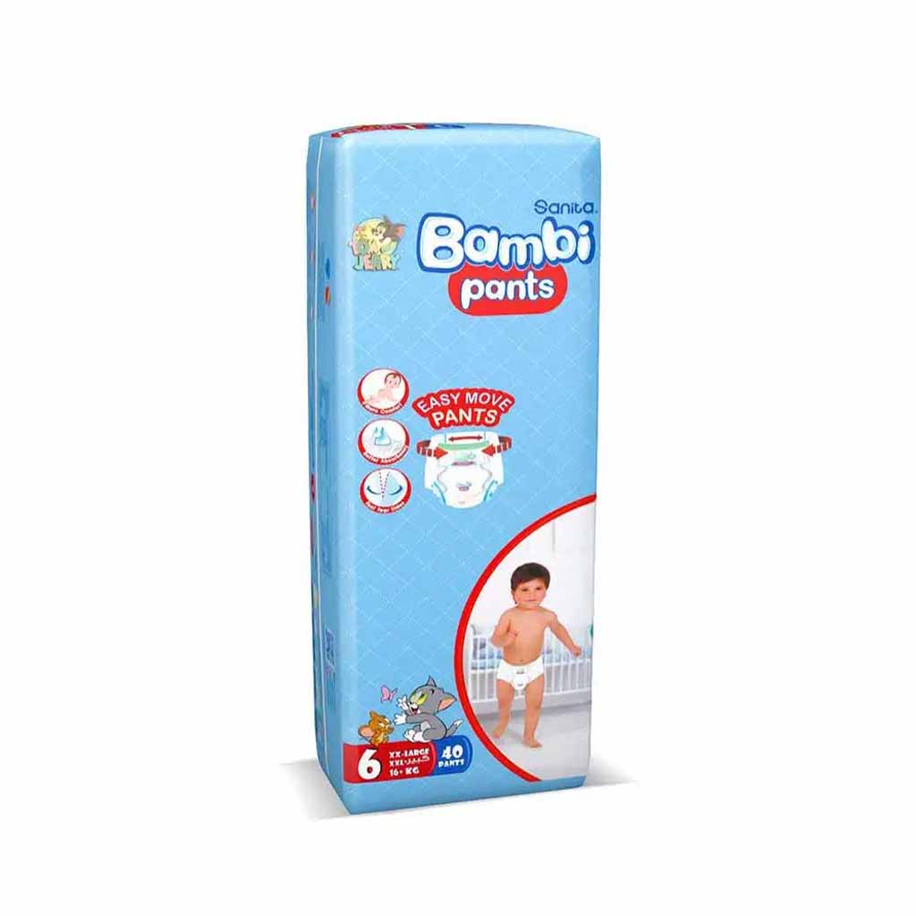 Sanita Bambi, Pants Diapers, Soft and breathable diapers for babies