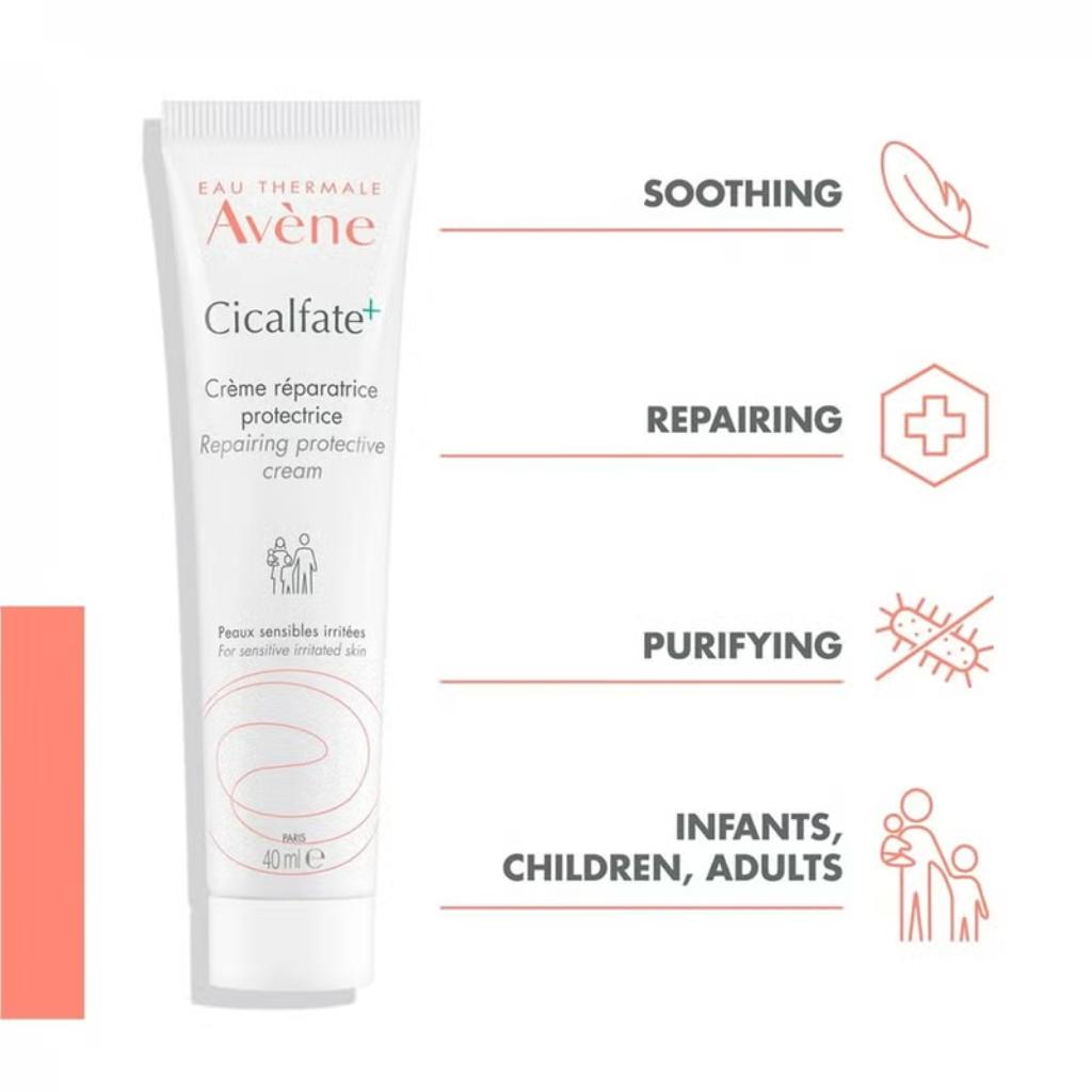 Avène, Cicalfate+ Repairing Protective Cream, Soothing barrier cream, 40 ml