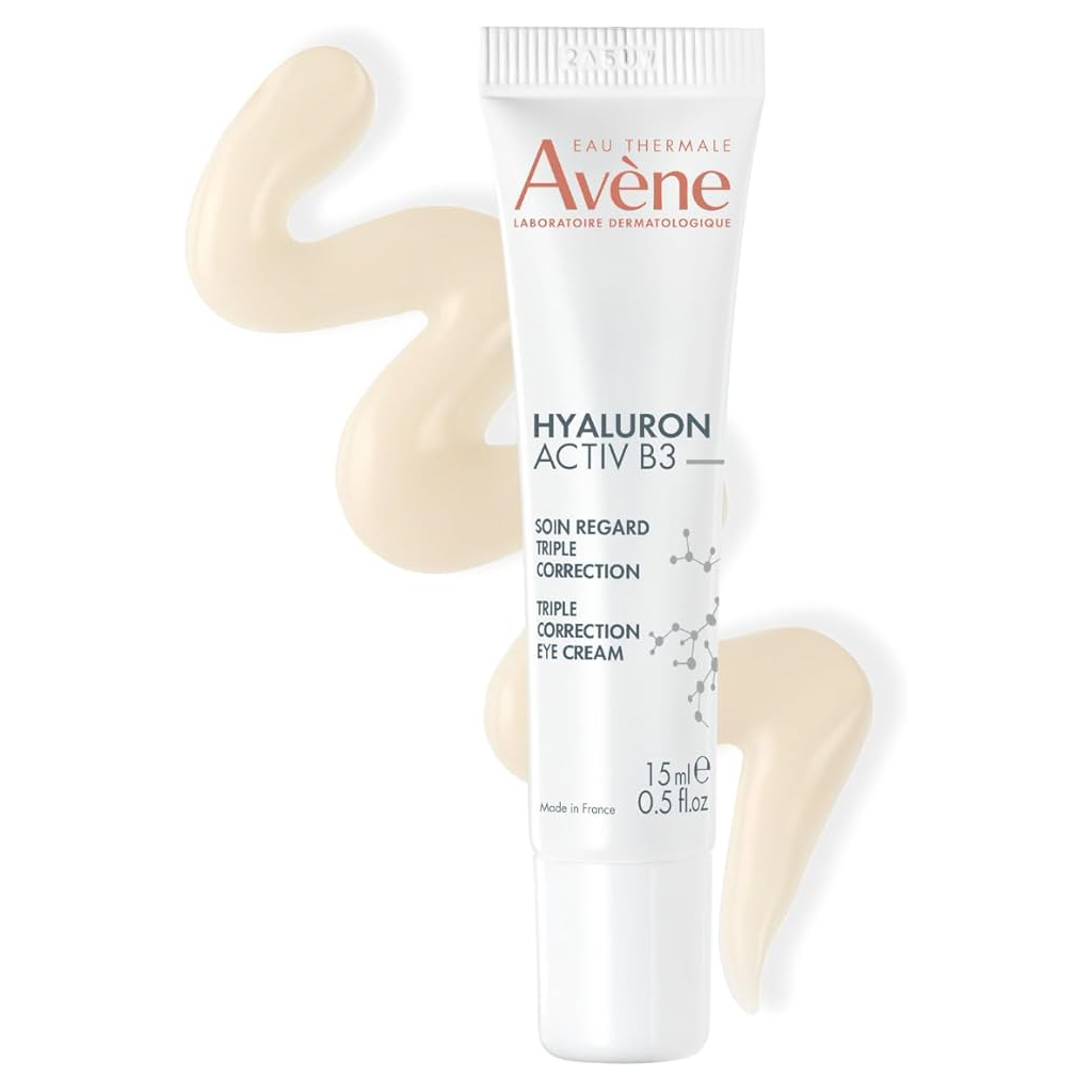 Avene, Hyaluron Activ Eye Cream, Hydrating and anti-aging eye cream for sensitive skin, 15 ml