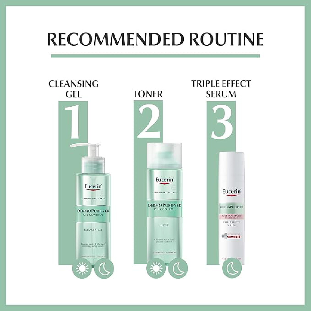 Eucerin, Dermopurifyer Foaming Cleanser, Deep purifying cleanser, 150 ml