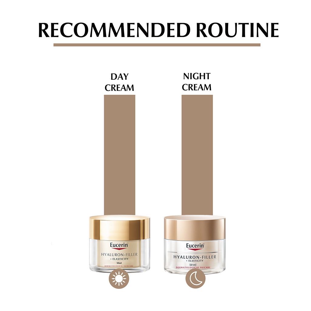 Eucerin, Hyaluron-Filler + Elasticity Day Cream SPF 15, Anti-wrinkle day cream, 50 ml
