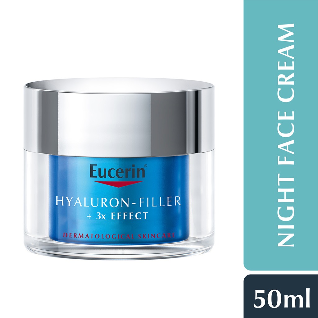 Eucerin, Hyaluron-Filler Moisture Booster Night, Hydrating night cream, 50 ml
