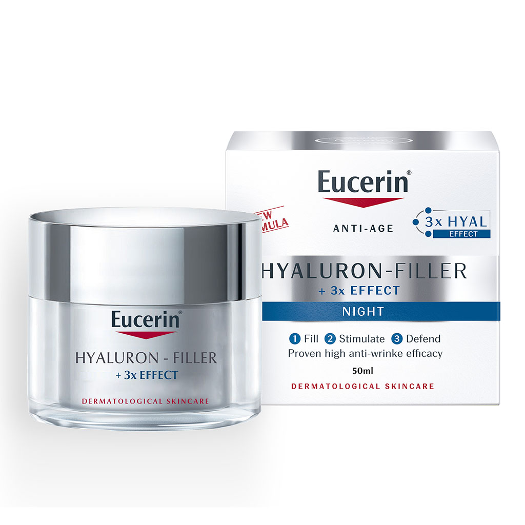 Eucerin, Hyaluron-Filler Night Care, Anti-wrinkle night cream, 50 ml