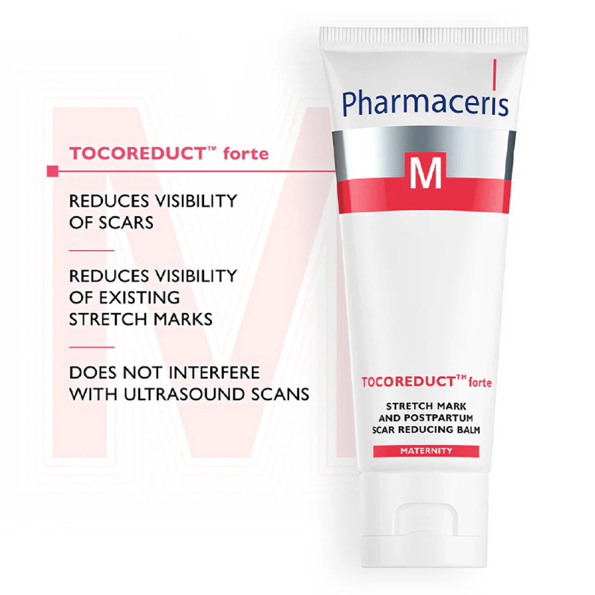 Pharmaceris, Maternity Tocoreduct Forte Stretch Mark Balm, Intensive balm to reduce stretch marks during pregnancy, 75 ml