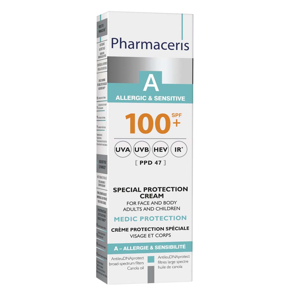 Pharmaceris, Allergic & Sensitive Medic-Protection Cream SPF 100+, High protection cream for sensitive skin, 75 ml
