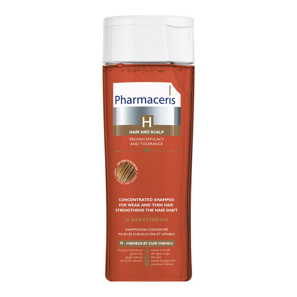 Pharmaceris, Hkeratineum Strengthening Shampoo, Strengthening shampoo for damaged and weak hair, 250ml