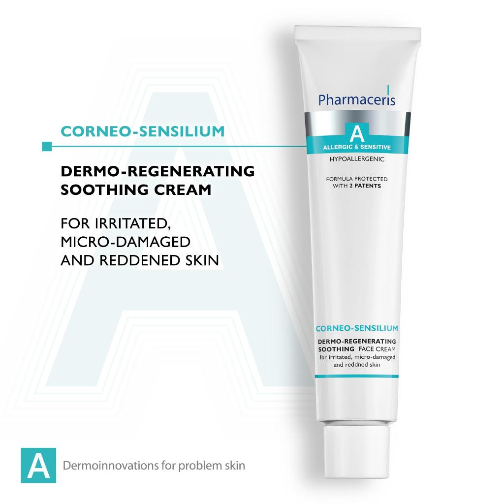 Pharmaceris, Allergic & Sensitive Corneo-Sensilum Soothing Face Cream, Soothing face cream for sensitive and allergic skin, 75ml