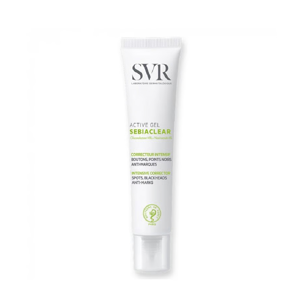 SVR, Sebiaclear Active Gel, Targeted acne treatment gel, 40ml