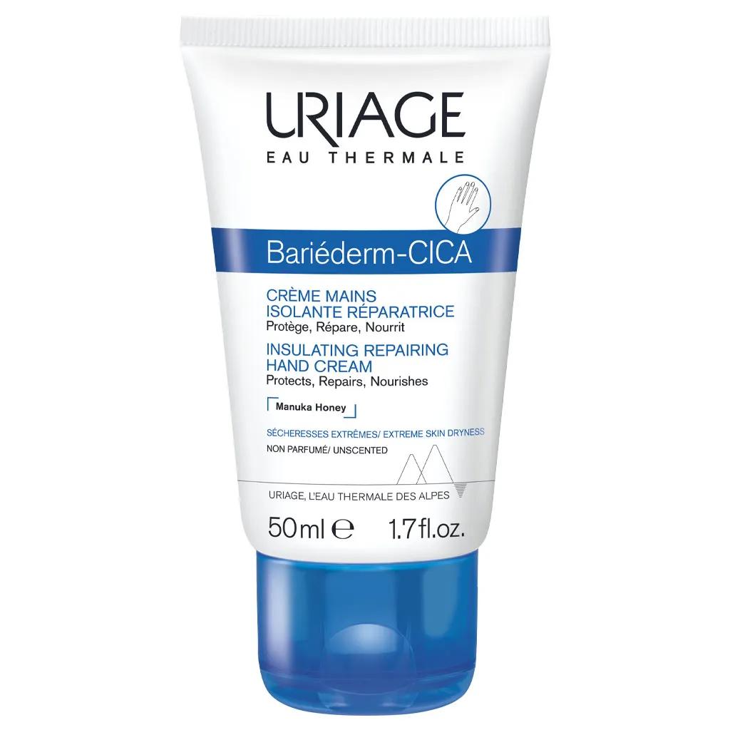 Uriage, Bariederm Cica Hand Cream, Repairing and protective hand cream, 50ml