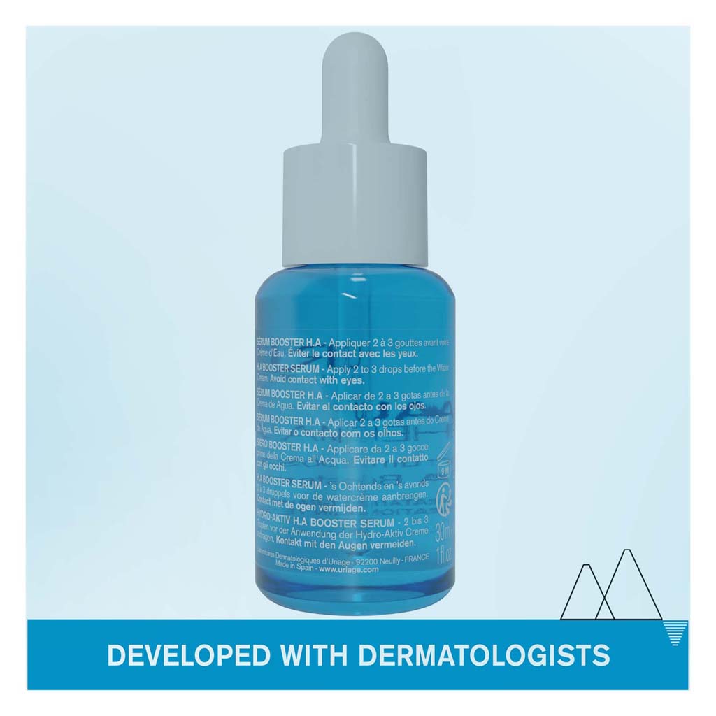 URI-DUO, HA Booster Serum, Deeply hydrating serum that plumps and refreshes skin, 30 ml