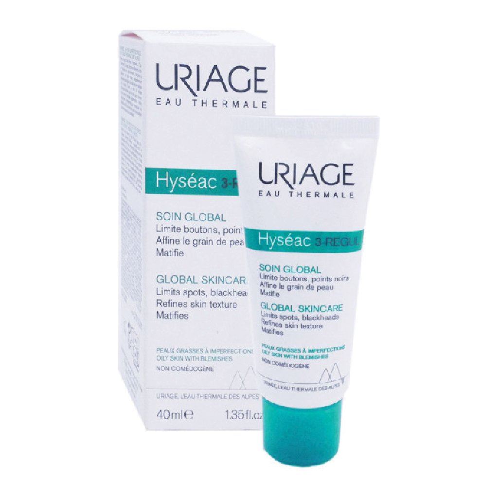 Uriage, Hyseac Fluide, Lightweight oil-free moisturizer with SPF 50+, 50 milliliters