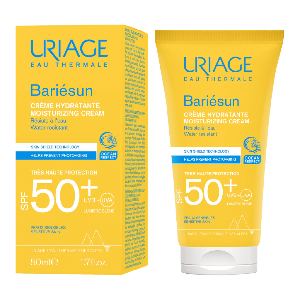 Uriage, Bariesun SPF50+ With Fragrance Cream, High protection scented sunscreen cream, 50ml