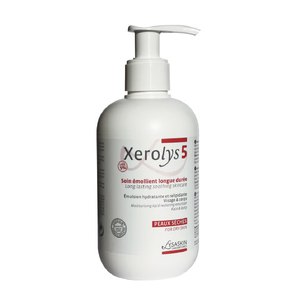 Lysaskin, Xerolys 10 Moisturizing Cream Very Dry Skin Body, Intensive hydration for very dry skin, 500 ml