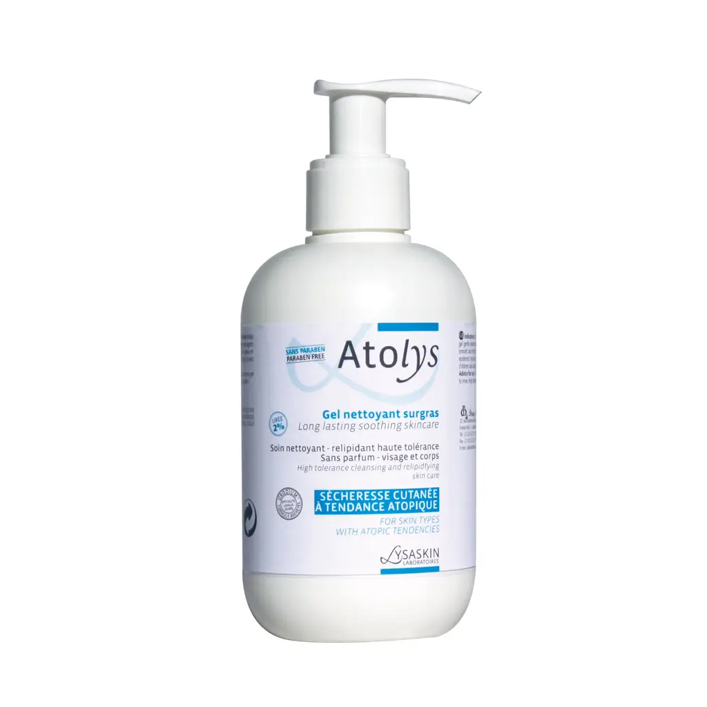 LYSASKIN ATOLYS GEL MOISTURIZING CLEANSER DRY SKIN - ADULTS AND CHILDREN 500 ML