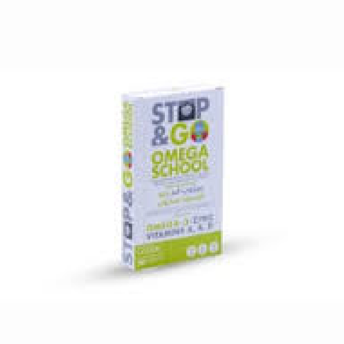 Stop & Go, Omega School, Omega supplement for children’s brain development, 30 capsules