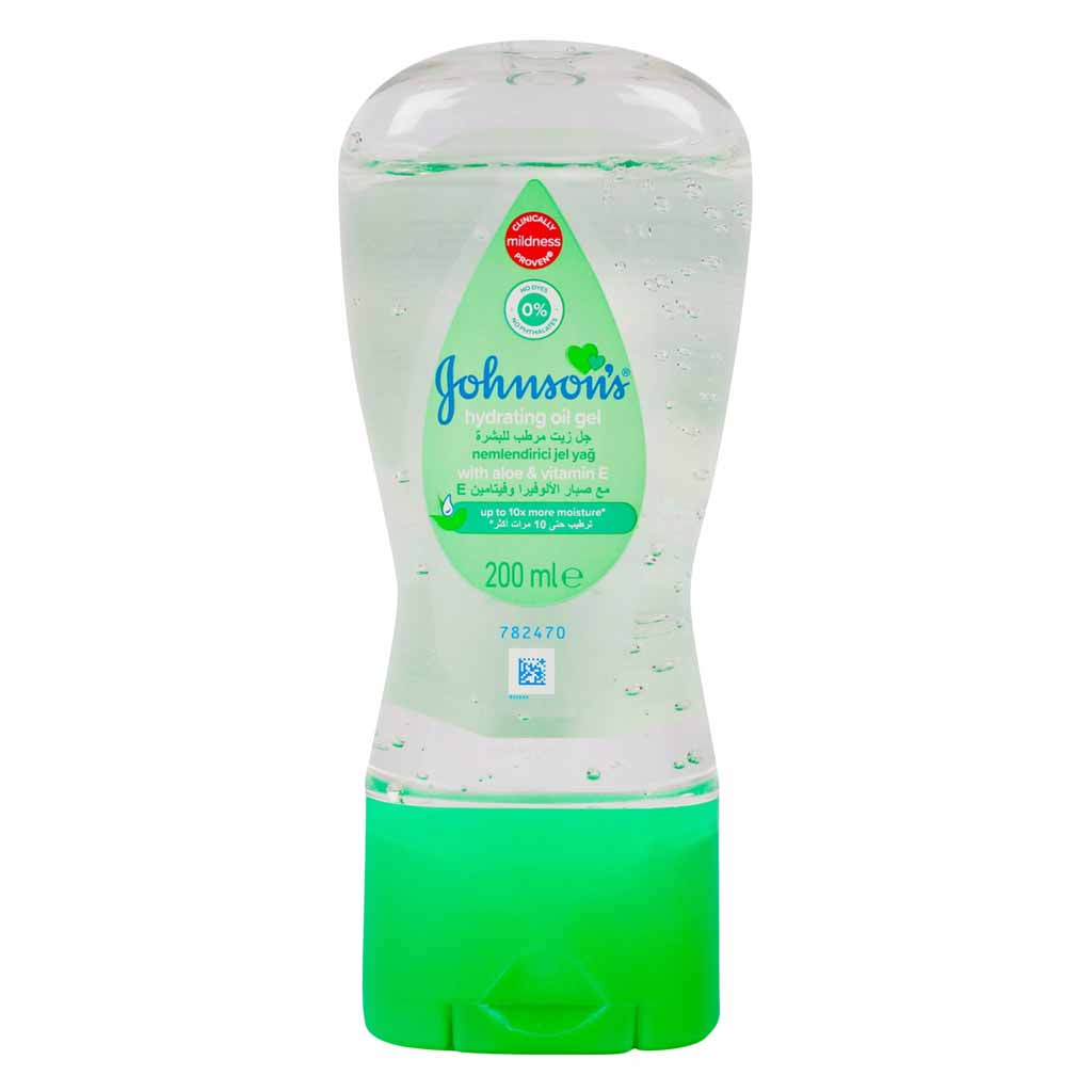 Johnson’s Baby Oil Gel Aloe Vitamin E, 200 Ml