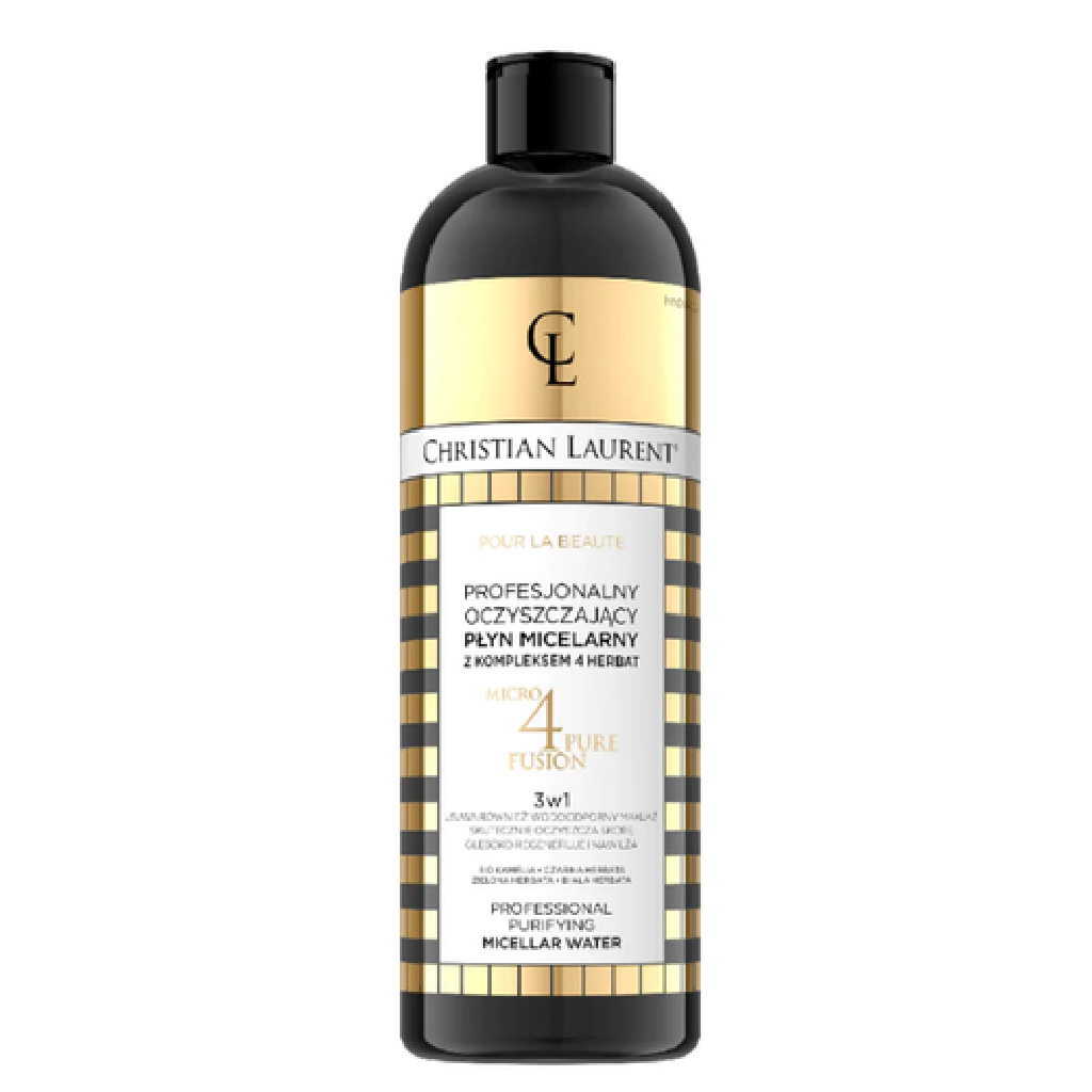Christian Laurent, Professional Purifying Micellar Water 3in1, Cleansing, toning, and makeup removal water, 500 ml