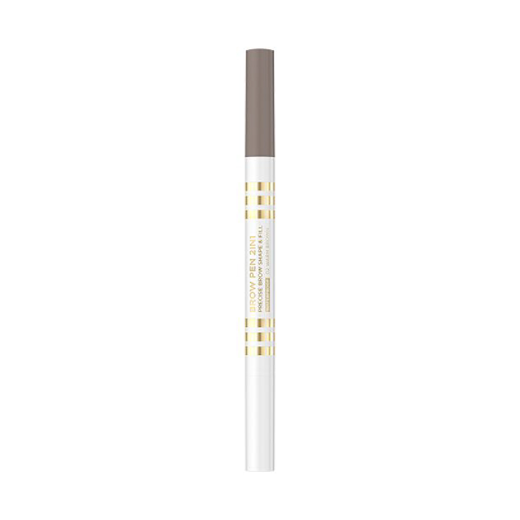 Christian Laurent, Eyebrow Pencil 2-in-1 Warm Brown, Dual-ended brow pencil and brush