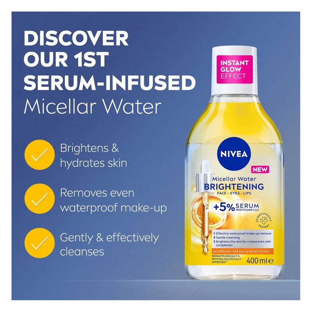 NIVEA Micellar Water for Skin Lightening 400ml