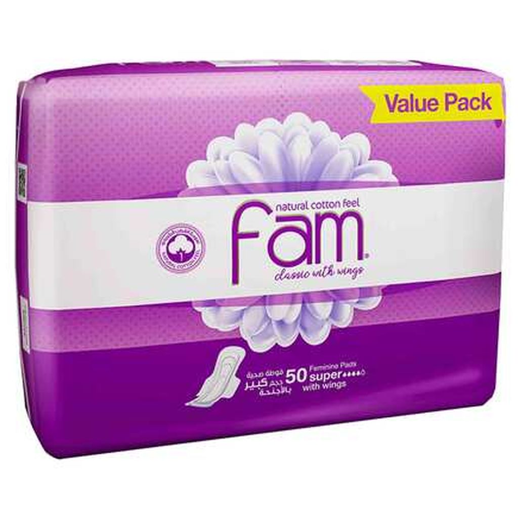 Fam, Classic with Wings Super Diapers, High absorbency baby diapers with wings