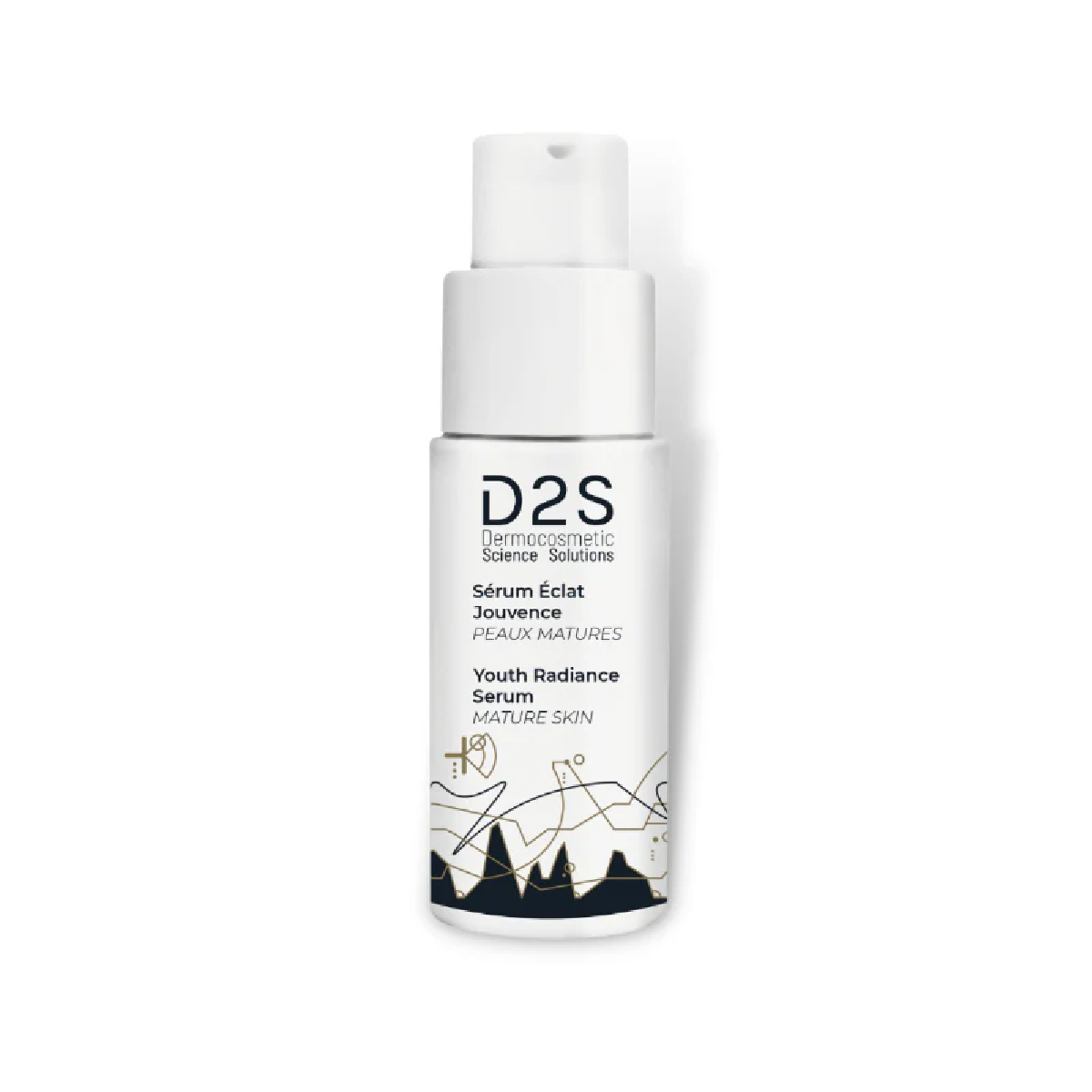 D2S, Youth Radiance Serum, Antioxidant serum to brighten and rejuvenate skin, 30 ml