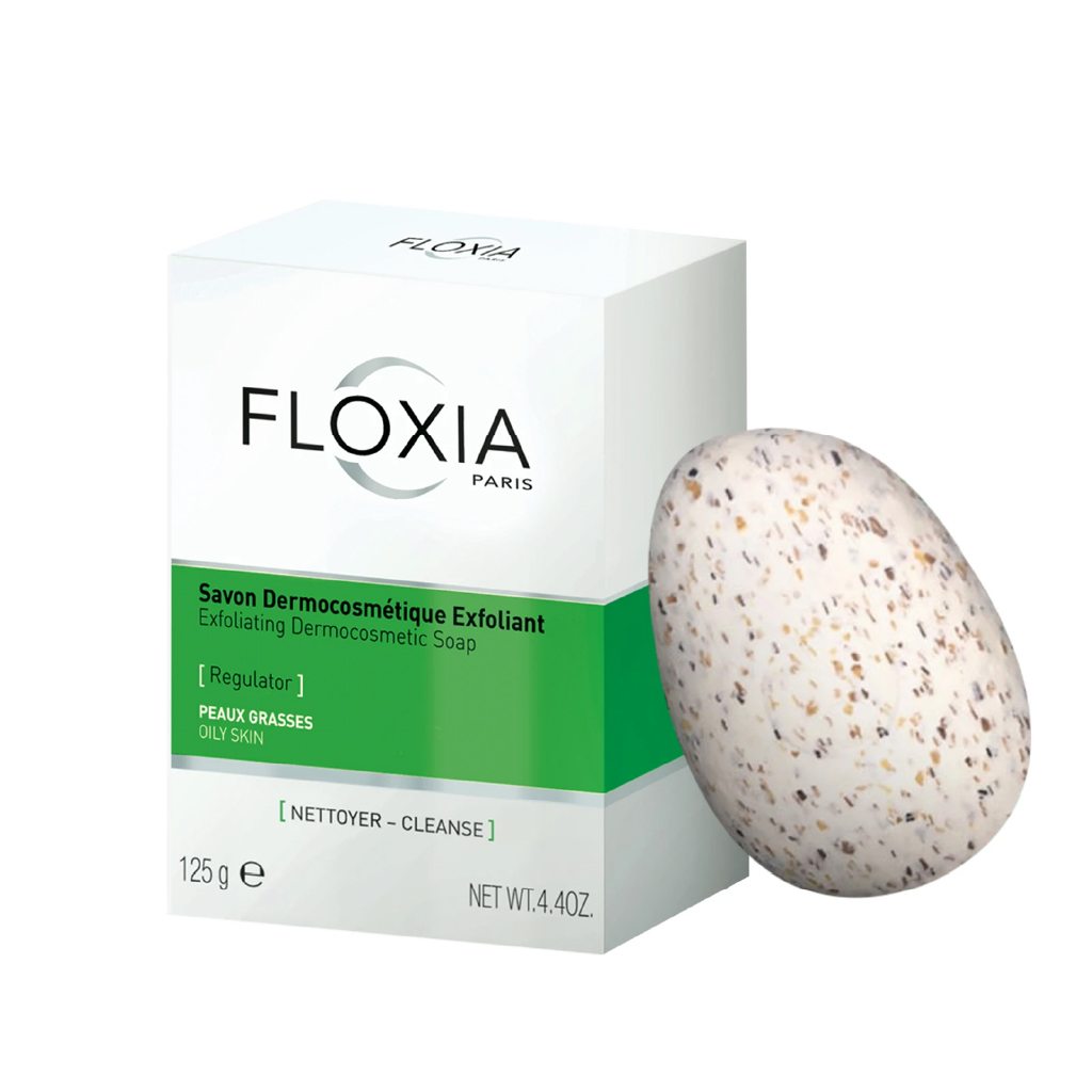 FLOXIA EXFOLIATING & REGULATOR DERMOCOSMETIC SOAP 125 G