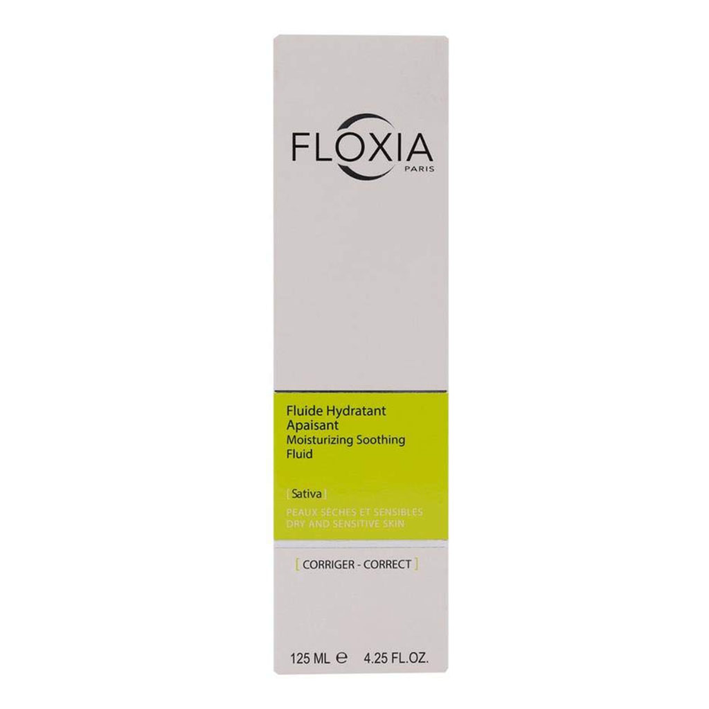 Floxia, Moisturizing Soothing Fluid Sativa, 125ml