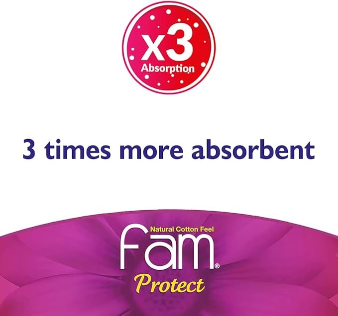 Fam, Prot Inco Light Incontinence Pads, Light absorbency incontinence pads