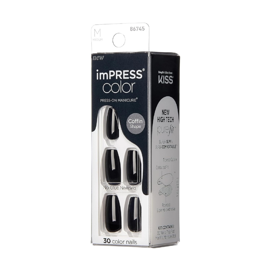 Kiss Impress, Color Nails Nail Polish IMC512C, Long-lasting vibrant nail polish colour
