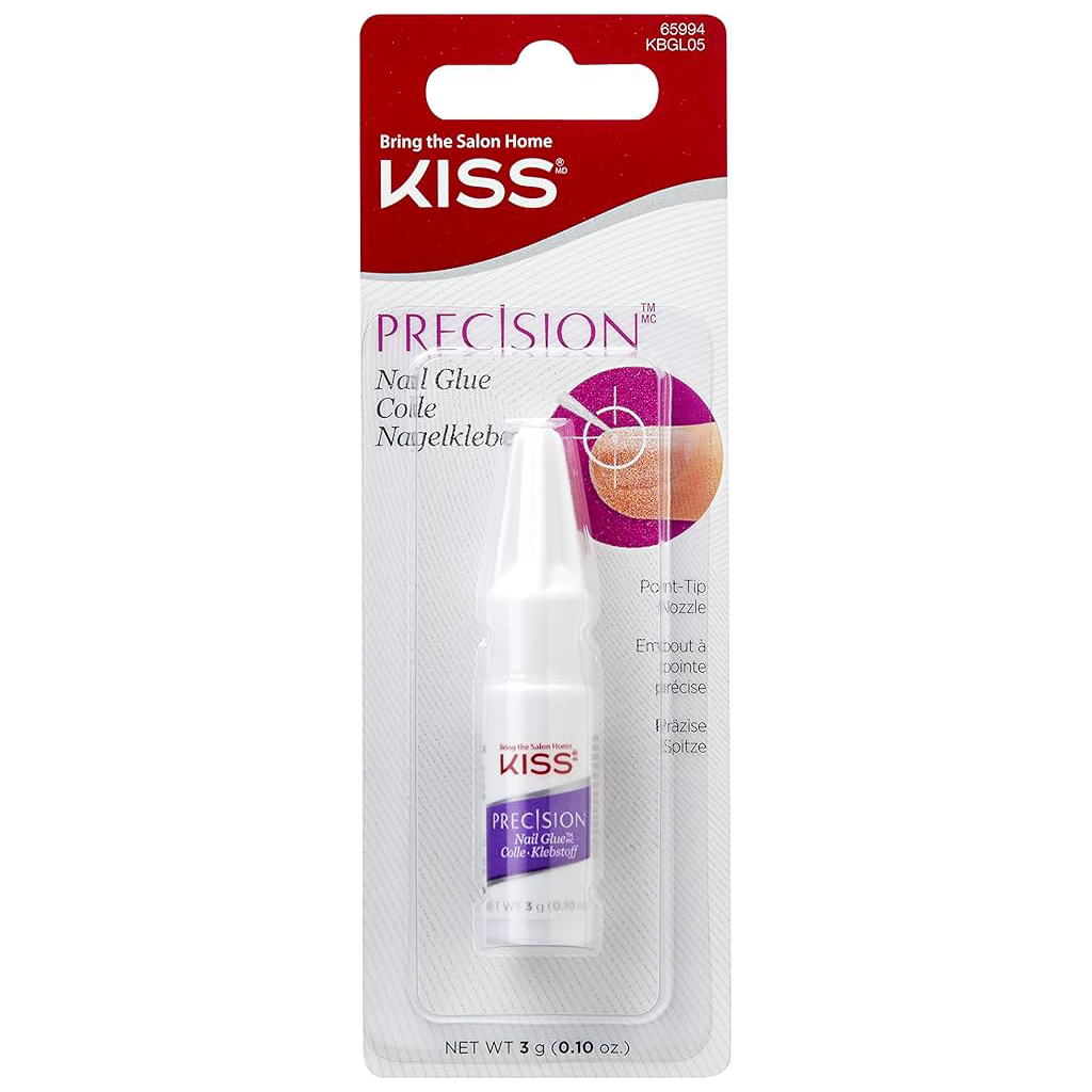 Kiss, Nail glue, Strong adhesive for durable nail application