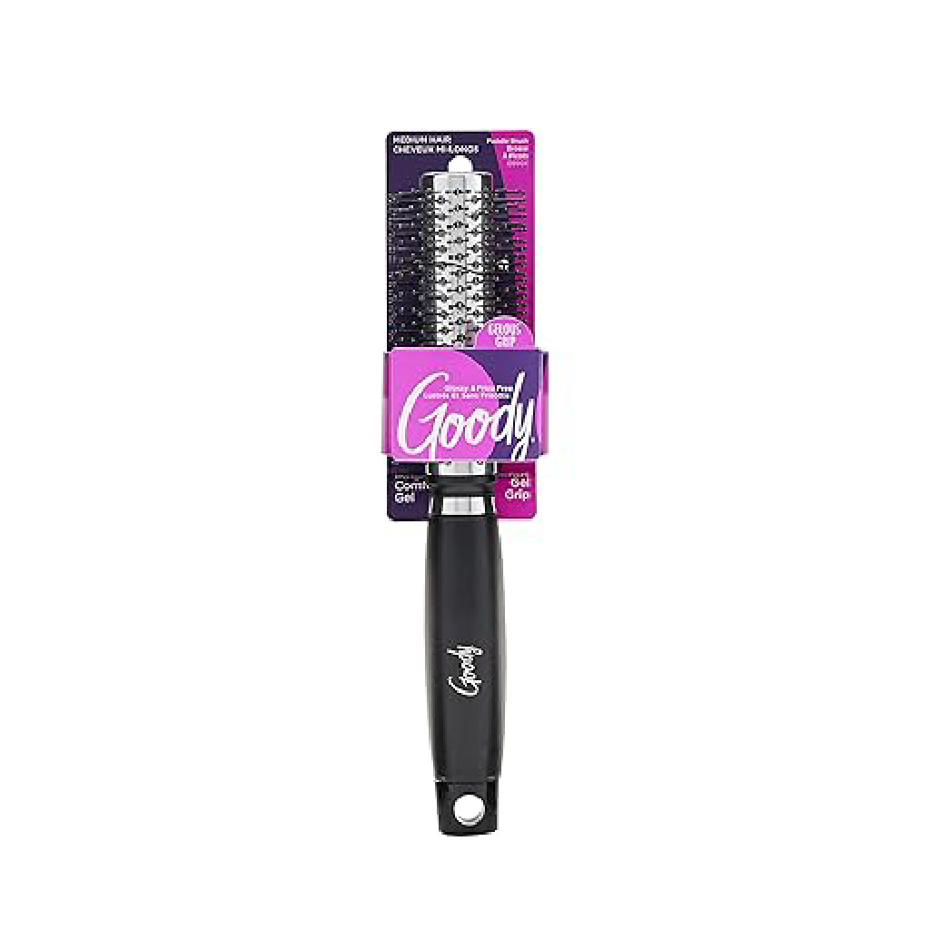 Goody, Gelous Grip Round Brush - Gd09504, Lightweight moisturizing gel