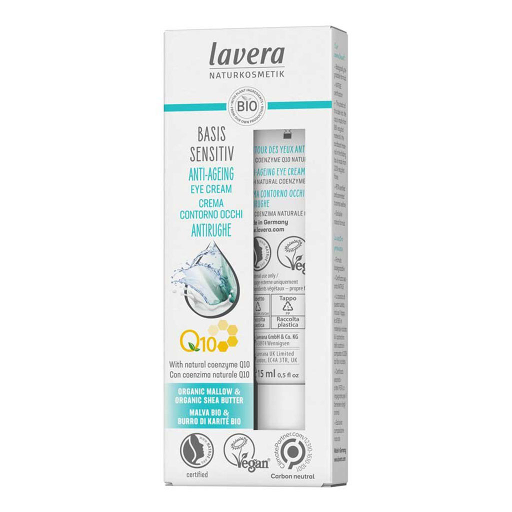 Lavera, Basis Sensitiv Q10 Anti-Ageing Eye Cream