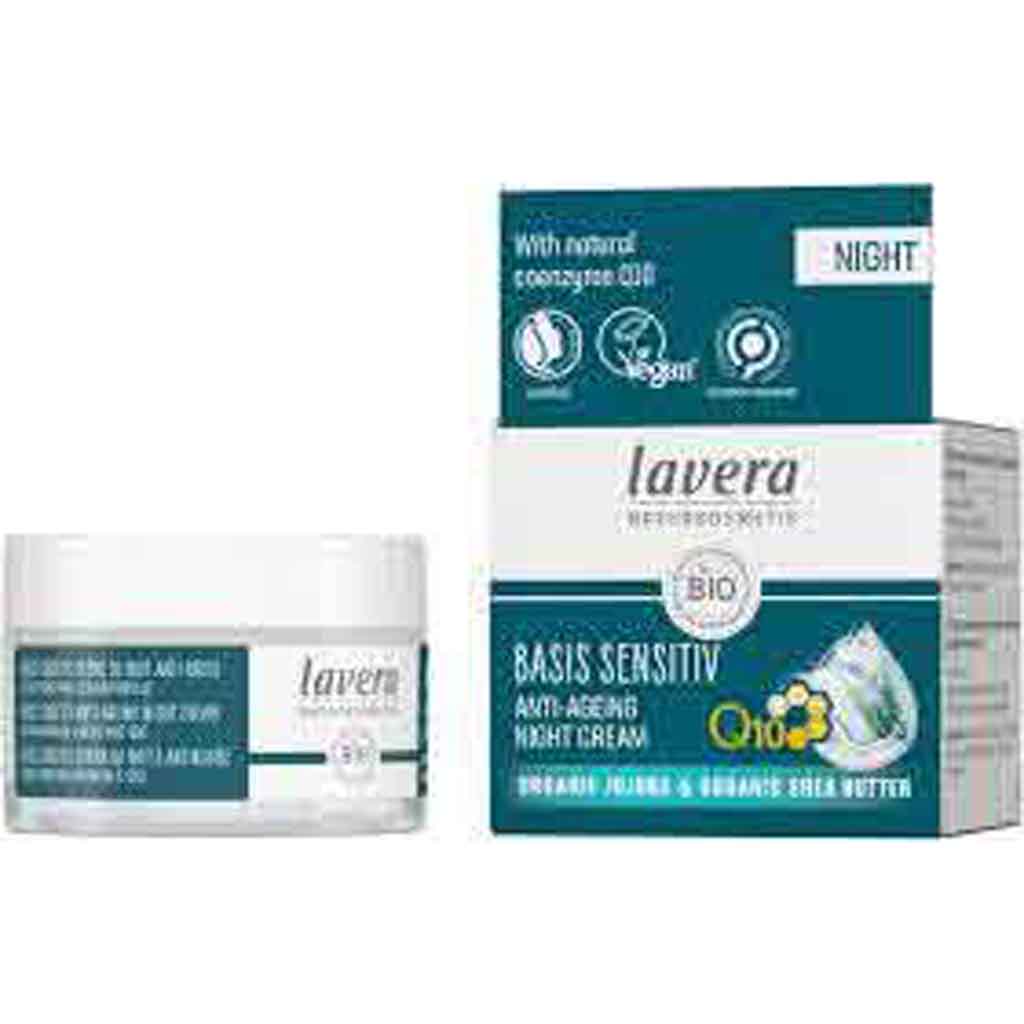 Lavera, Basis Sensitiv Q10 Anti-Ageing Night Cream